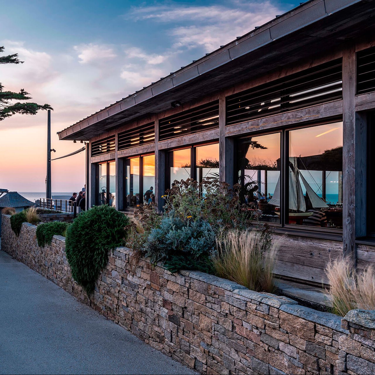 Restaurante Le Bénétin, história em pedra natural