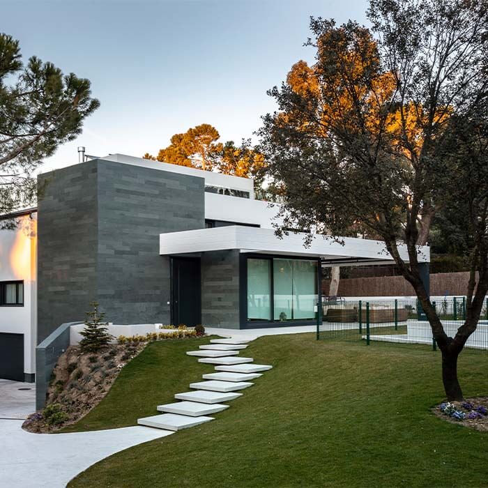 casa renovada com pedra natural