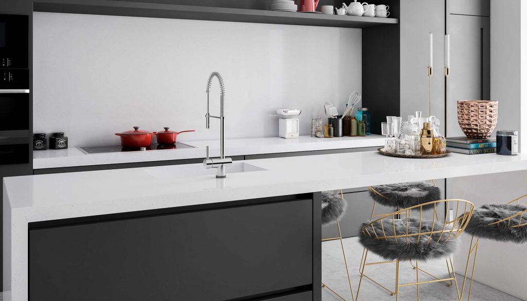 Quartzo Branco Paloma, Coconut, de Guidoni